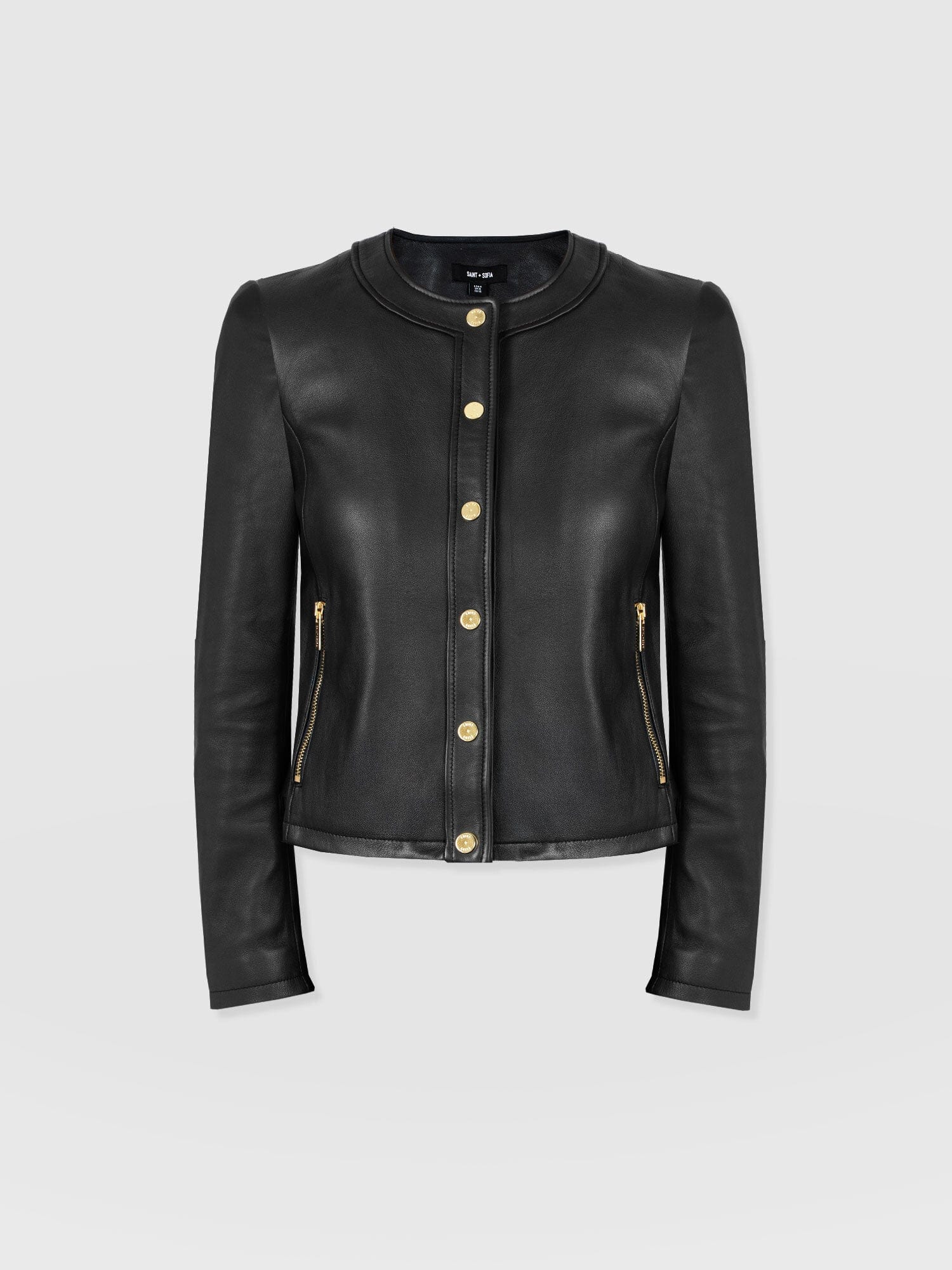 Skye Jacket - Black - Women's Leathers | Saint + Sofia® EU